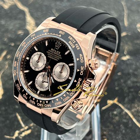 rolex daytona oro rosa e nero|Orologio Rolex Cosmograph Daytona in oro Everose 18 ct.